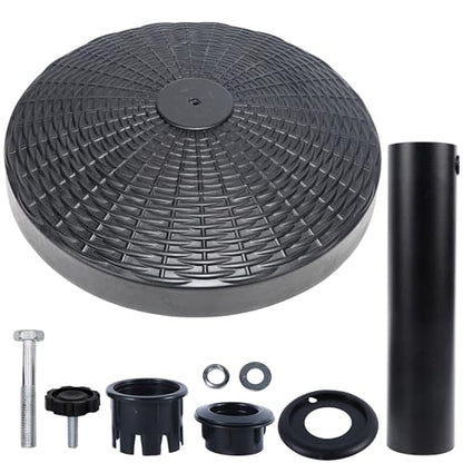 31 lbs Heavy Duty Patio Market Umbrella Base Stand - size: 17.7"