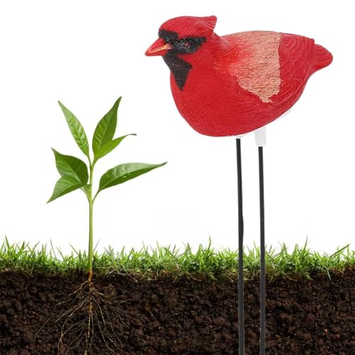 Soil Moisture Sensor, Simulated Bird Shape Intelligent Soil Meter with Automatic Alarm, Portable Bird Plant Water Tester Gardening Tool Kit for Indoor Plants Outdoor Plants Garden Decorations