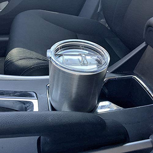 2 Replacement Lids for Stainless Steel Tumbler Travel Cup - Fits OF Inner diameter 3.7 to 3.74 INCH Yeti Rambler and others (Transparent) (30 OZ) - color: 30OZ Slide (2 Transparent)