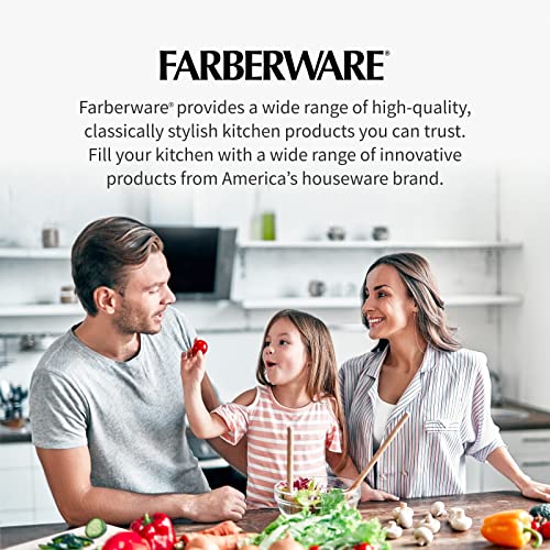 Farberware Meat Masher and Chopper Tool with 5 Beveled Blades - Ground Beef Chopper, Potato Masher, Batter Stirrer - Heat Resistant to 450 F, Dishwasher Safe - color: Black