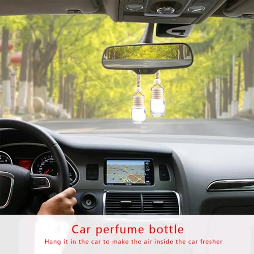 8ml 20pcs pack glass bottles for car reed diffuser perfumes (8ml, CYLINDRICAL) - color: CYLINDRICAL