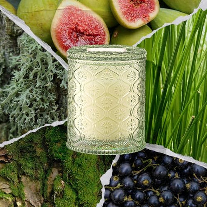 LA JOLIE MUSE Kyoto Vine Moss Scented Candle for Home, Natural Soy, 40 Hrs | Luxury Green Jar Candle, Clean Non Toxic Wax, Fresh Summer Candles, Gifts for Women & Men, Forest Candles, Leaves & Vetiver - color: Kyoto Vine & Moss