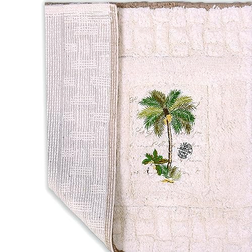 Avanti Linens - Coastal Bathroom Rug 20x30, Soft & Absorbent Cotton | Soft & Absorbent Cotton, Coastal Design, Non-Slip Backing, Machine Washable, Everyday Comfort - size: Bath Mat