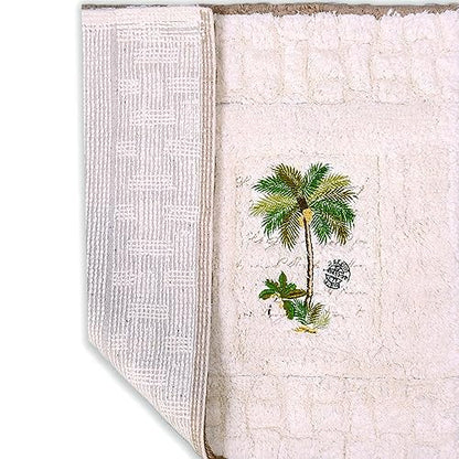 Avanti Linens - Coastal Bathroom Rug 20x30, Soft & Absorbent Cotton | Soft & Absorbent Cotton, Coastal Design, Non-Slip Backing, Machine Washable, Everyday Comfort - size: Bath Mat