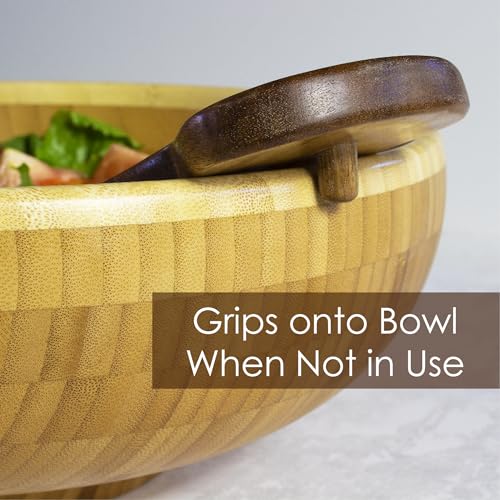 TB Home Salad Hands – Acacia Wood Salad Serving Utensils for Tossing & Serving