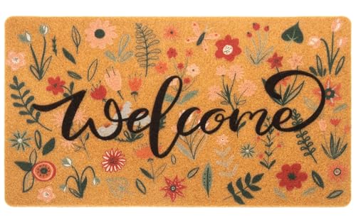 FGSS Summer Spring Doormat Welcome-Door-Mats Holiday-Doormats 17X29 Inch - color: Welcome Spring Doormat