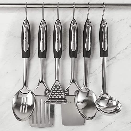 Home Hero Stainless Steel Kitchen Utensils Set - Heat-Resistant Silicone & Nonstick Tools - Durable Stainless Steel Kitchen Gadgets - Complete Kit Measuring Cups & Spoons - 41-Piece Set | Heat-Resistant Stainless Steel Kitchen Utensil Set - Measuring Cups