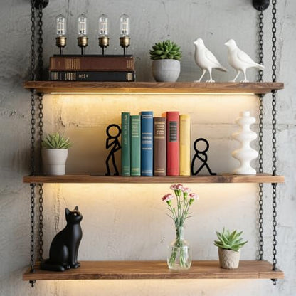 Metal Bookends Thinker People Book Ends for Shelves | Figurine Bookends Decorative Unique Desk Bookend Black Book Stopper for Home Reading Bookshelf Decor Book Lovers Gift - style: Thinker People