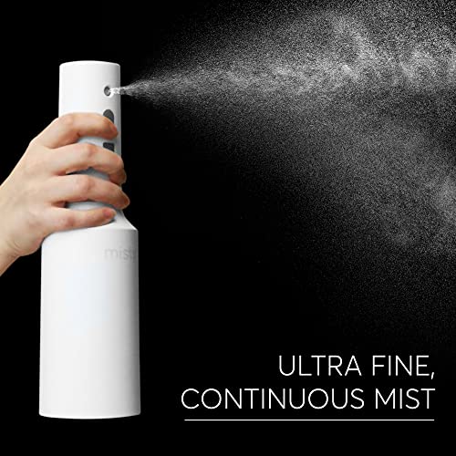 Automatic Electric Spray Bottle Mister - Continuous Rechargeable Battery Sprayer for Misting Plants, Household Cleaning, Hairstyling (25 oz)