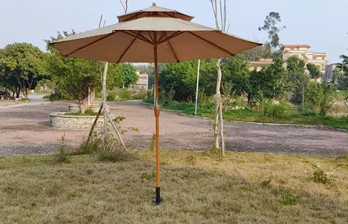 Umbrella Base for Φ1.2''-Φ2.2'' Pole, Patio Umbrella Stand Outdoor | Lawn Design with Ground Spike Fixing, Table Steel Umbrella Base for Multiple Scenes, Garden/Deck/Porch ﻿ ﻿ ﻿ ﻿ ﻿ - size: 1pack
