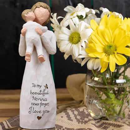 Nonna Gifts for Grandma, Gifts for Nonna, Nonnie Gift for Grandmother, Sculpted Hand-Painted Figurine - style: nonna gifts