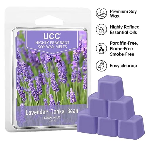 UCC Plant Based All Natural Fall Wax Melts, Highly Scented Fragrances, Long Lasting Premium Soy Scented Melts Cubes, Wax Melts Tarts, Colored Wax Melt - 4 Pack - color: Set G