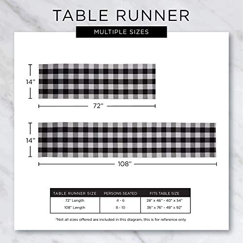DII Variegated Tabletop Collection, Table Runner3x72, Off-White - color: Off-white, size: Table Runner, 13x72"