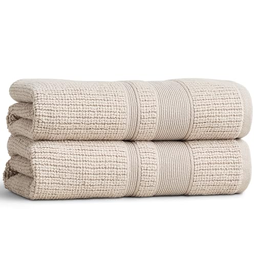 Douro Hand Towels, 2 Pack, 18.5 x 27.5 in, Clay | 100% Cotton Hand Towels Set, Large Soft Absorbent Spa Towels, Made in Portugal, Quick-dry Towel, 550g GSM - color: Clay, size: Hand Towel (18.5in x 27.5in)