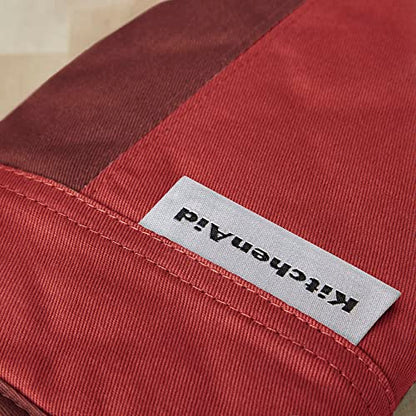 KitchenAid Beacon Two-Tone Non-Slip Mini Oven Mitt Set, Smoked Paprika, 5.5"x8", 2 Piece - color: Smoked Paprika