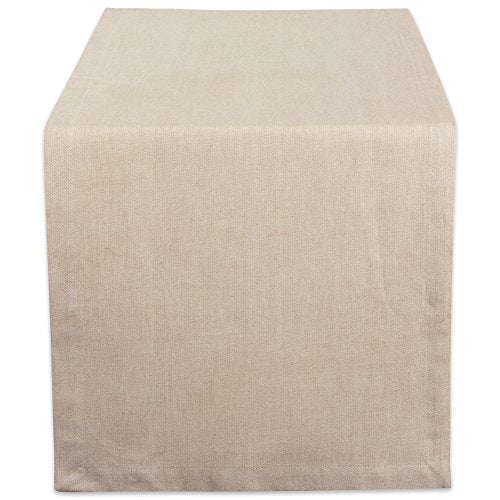 DII Chambray Kitchen, Tabletop Collection, Natural, 14x72 Table Runner - color: Natural, size: 14x72" Table Runner