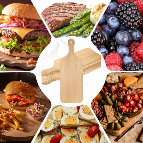 6 Pcs Wood Cutting Boards 17 Inch for Chopping Laser Engraving - size: 17 x 6 inches