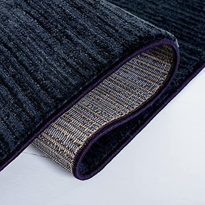 SAFAVIEH Vision Collection Runner Rug - 2'2" x 6', Black, Modern Ombre Design, Non-Shedding & Easy to Clean, Ideal for Entryway, Foyer, Bedroom (VSN606Z) - color: Black, size: 2'2" x 6' (Runner)