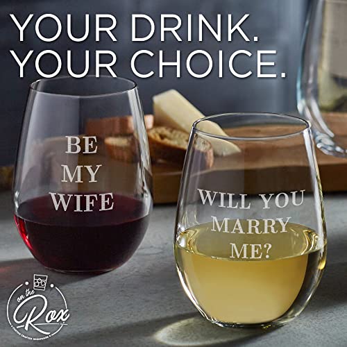 Personalized Custom Text Wine Glass – 3 Lines of Custom Text – 17 oz Stemless Engraved Mother's Day Wine Glass for Mom, Sister, Teacher, Wife, Best Friend - style: Custom Stemless Wine Glass