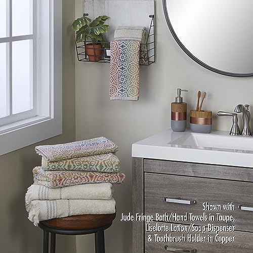 SKL Home Rhapsody Jacquard Bath Towel, Multi - color: Rhapsody, Multi, style: Bath Towel
