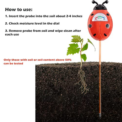Tennedriv Green 2 Pack Soil Moisture Meter for House Plants, Plant Water Meter,Plant Moisture Meter for House Plants and Outdoor Plants, No Batteries Required