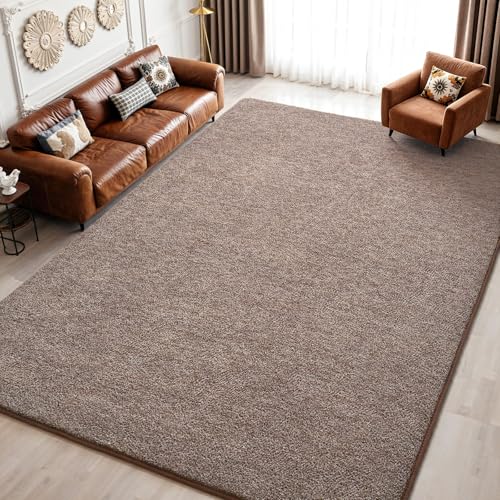 Keeko 4x6 Area Rugs for Living Room,Soft Washable Memory Foam Bedroom Rug | Indoor Throw Rug Low Pile Minimalist Non Slip Carpet for Kids Nursery Classroom Dorm Room Home Decor Brown and White - color: Brown-white, size: 4' X 6' (Rectangular)