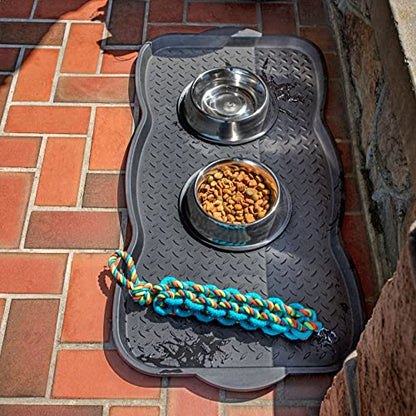 Mohawk Home Boot Tray Utility Solid Black (1'7"x3'3") Utility Mat - size: 1'7" x 3'4" (Rectangular)