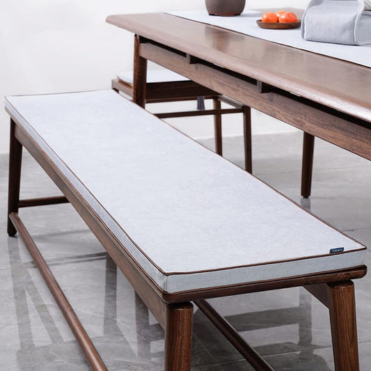 Customize Bench Cushion, Furniture Cushion, High Density Memory Foam, Linen Washable, Non-Slip Bench Pad for Shoe Bench Rack, Window, Piano, Dining (Custom Size, Light Grey) - color: Light Grey