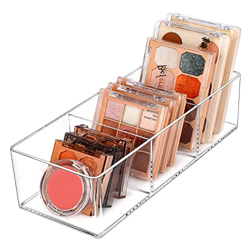 JessLab Acrylic Organizers, Bathroom Organizer for Drawer, Cosmetic Display Cases for Vanity, Countertop, Desk, Kitchen, and Makeup Storage, 3-Section - style: 3 Compartment