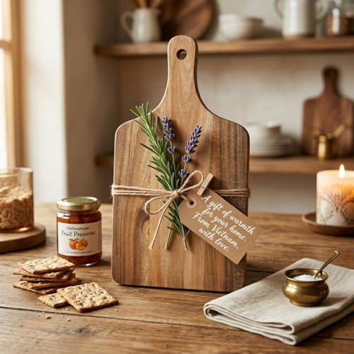 10 Pack Bulk Acacia Wood Charcuterie Boards with Handle for Catering & Events - size: 10Pcs