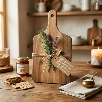 10 Pack Bulk Acacia Wood Charcuterie Boards with Handle for Catering & Events - size: 10Pcs