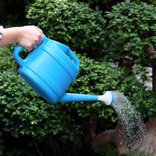 3.5L Watering Can,Indoor Watering Can for Outdoor Plants with Removable Long Spout,Small Watering Cans for Indoor Outdoor Garden Flowers Plants,Plant Watering Devices (Blue) - color: Blue
