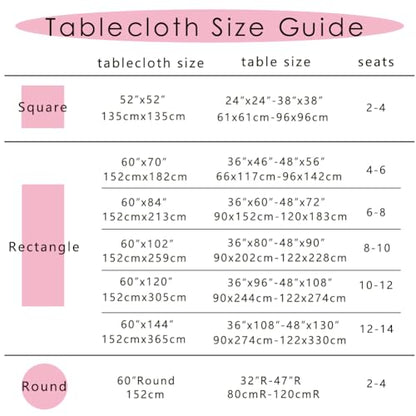 MANGATA CASA Pink Gingham Tablecloth for Rectangle Tables- Checkered Table Cloth Waterproof Kitchen & Table Linens-Polyester Buffalo Plaid Wrinkle Free Table Cover(Baby Pink 60x84in) - color: Baby Pink, size: 84" x 60" (Rectangular)