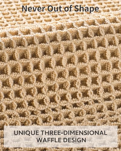 Waffle Bath Mat, Super Absorbent Non Slip Bath Mat Ultra Soft Bathmat Machine Washable Bath Rugs with Tassels, Beside Tub, 20" x 32", Brown - color: Brown, size: 20" x 32"