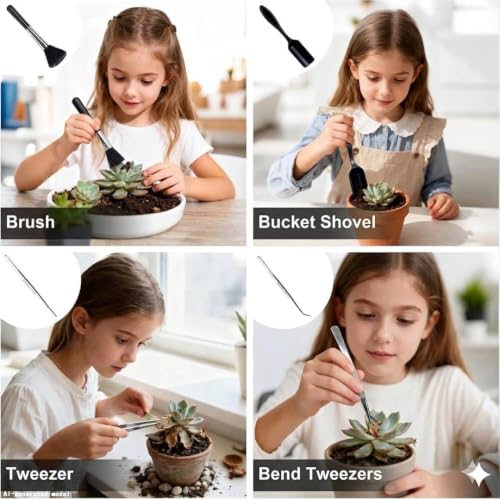 Bonsai Tools Set, 20-Piece Bonsai Tools Set with Waterproof Repotting Mat, Pruning Shears, Scissors & Training Wire - Indoor Gardening Starter Gifts for Women, Men & Beginners - color: Green