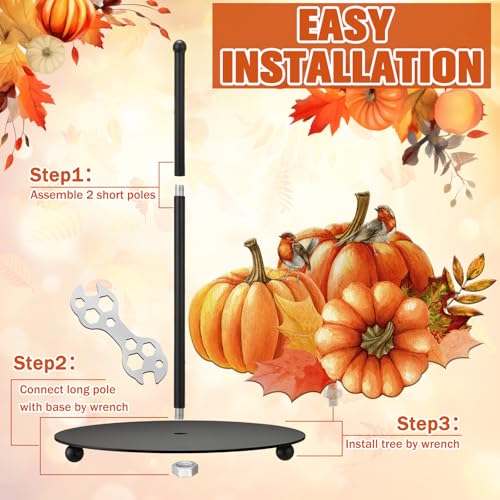 Fall Paper Towel Holder Pumpkin Countertop Kitchen Decor and Accessories Fall Large Black Metal Towel Holder Thanksgiving Tissue Stand for Countertop Table Housewarming Gift Supplies - style: Pumpkin
