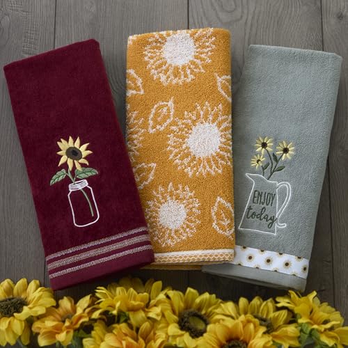 SKL HOME by Saturday Knight Ltd. Enjoy Today 2 Pc Hand Towel Set - color: Enjoy Today