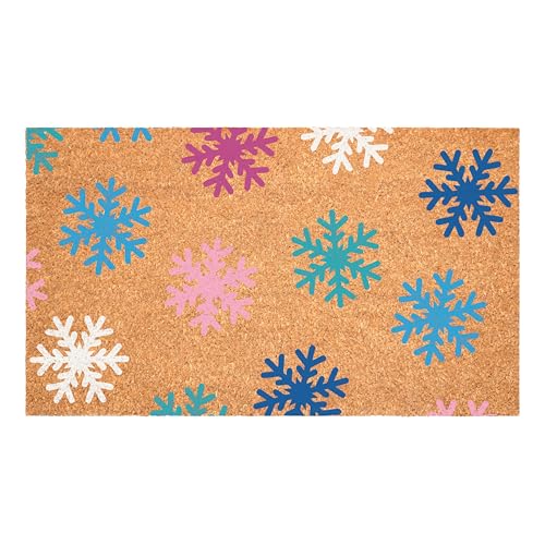 Calloway Mills Colorful Snowflake Doormat (Multi Colors, 17" x 29" x 0.60") - color: Multi Colors, size: 1'5" x 2'5" (Rectangular)