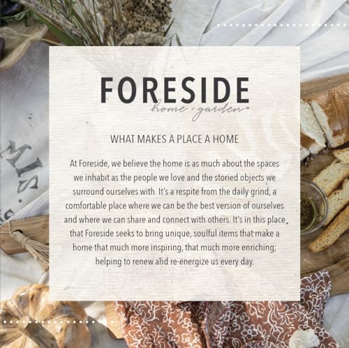 Foreside Home & Garden White and Black Enamel Kitchen Wall Sign on Metal Hanger - style: Kitchen