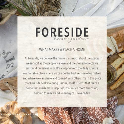 Foreside Home & Garden White and Black Enamel Kitchen Wall Sign on Metal Hanger - style: Kitchen