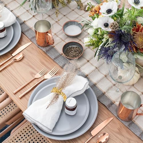 wonlex Gold Napkin Rings Set of 12, Modern Themed Napkin Ring Buckles Simple Alphabet Napkin Rings Serviette Napkin Holder for Family Gatherings Dinner Engagement Party Banquet Table Decor(Welcome) - style: Welcome