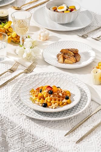 36-Piece Dinnerware Set for 12,Transform Your Table with Stylish Plates & Bowls,Ideal for Hosting, Entertaining & Special Occasions, Dishwasher Safe - size: Service for 12 (36pcs)