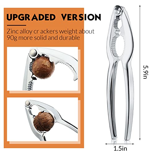 Zhehao 30 Pack Crab Claw Crackers Tool, Nut Shellfish Seafood Opener | Stainless steel, crab leg cracker set, lobster claw opener, shrimp tool, bulk pack for restaurant kitchen