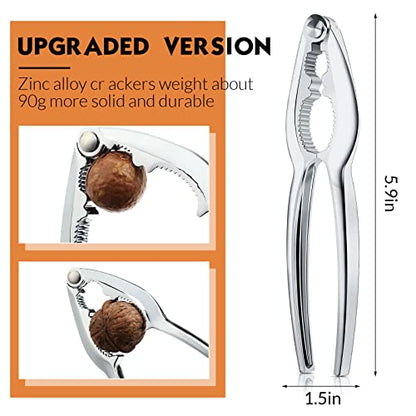 Zhehao 30 Pack Crab Claw Crackers Tool, Nut Shellfish Seafood Opener | Stainless steel, crab leg cracker set, lobster claw opener, shrimp tool, bulk pack for restaurant kitchen