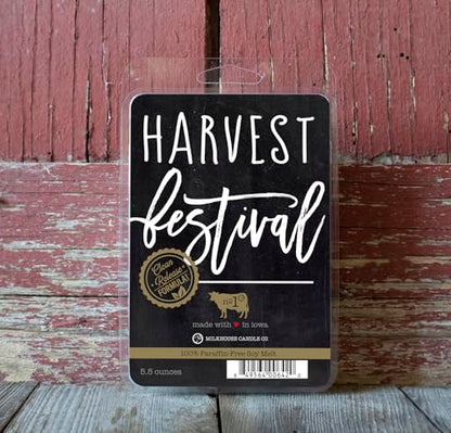 Milkhouse Harvest Festival Soy Wax Melts for Wax Warmer, 5.5 oz | Clean-Burning, Premium Fragrance Oil, Made in the USA - color: Harvest Festival