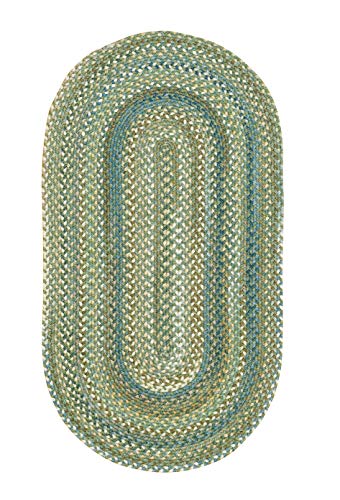 Capel Rugs American Heritage, 2x4 Foot, Sage - for Living Room, Bedroom, Dining Room - color: Sage, size: 2' x 4' (Oval)