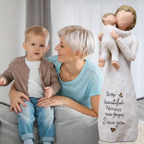 Nonna Gifts for Grandma, Gifts for Nonna, Nonnie Gift for Grandmother, Sculpted Hand-Painted Figurine - style: nonna gifts