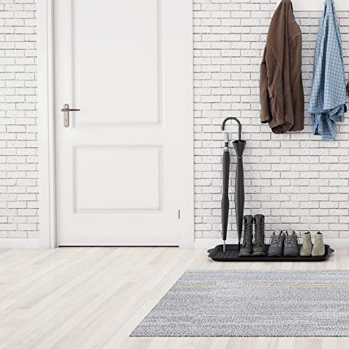 1 Pack Rubber Small Boot Tray for Entryway,Boot Mat,Shoe Tray,Shoe Mat for Indoor and Outdoor Use, 27.95"x 15.74" (Pack of 1) - size: 29.5" x 15.7" x 1.2"