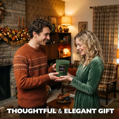 HomeLights Scented Candles - Large Jar Aromatherapy, Natural Soy Wax, 130 Hour Long Burning, Wild Mint & Eucalyptus - color: Wild Mint & Eucalyptus