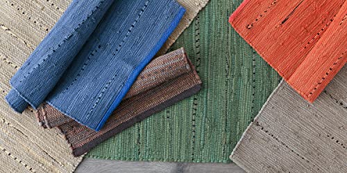 DII Chindi Home Collection Handwoven Multicolor Area Rag Rug, 20x31.5, Stone - color: Stone, size: 1'8" x 2'8" (Rectangular)